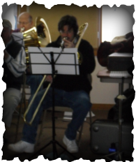 Playing trombone with Kingdom Dixie